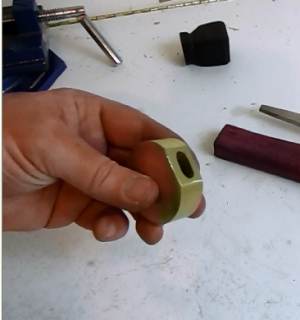 The drilled slot 
