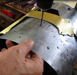 Drill out the breathing holes