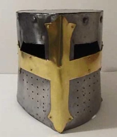 Hand made medieval great helm