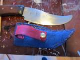 Make a knife sheath