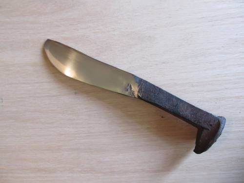 The Railroad Spike Knife