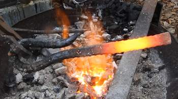 Heat the steel