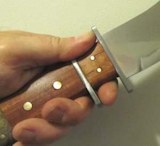 A subhilt knife