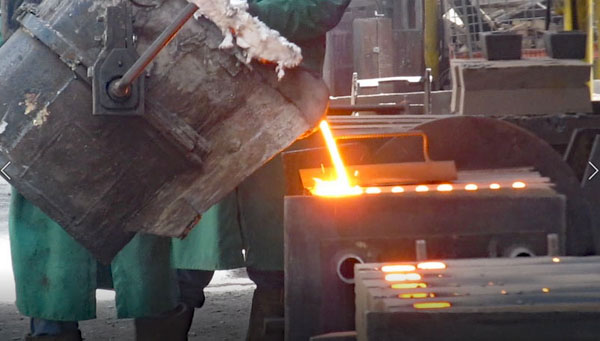 Pouring Molten Metal 