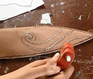 Hot glue