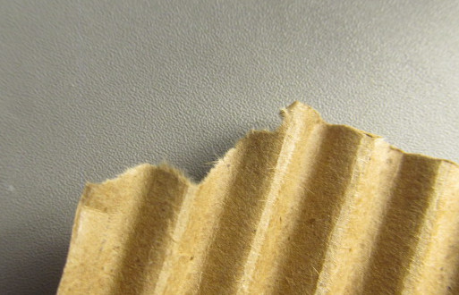 Fibers that make up cardboard