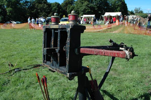 Side view of the ballista