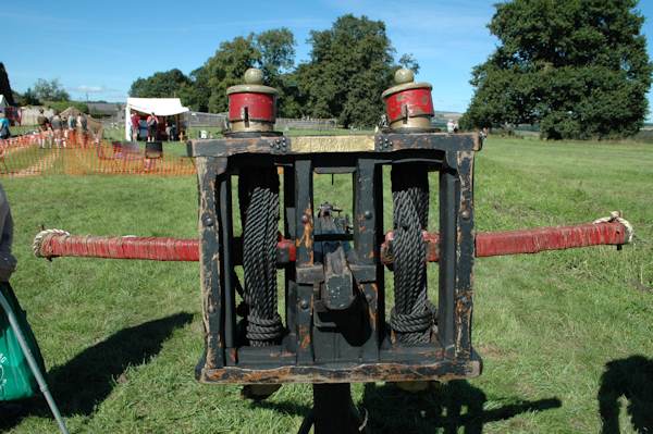 Front view of the ballista