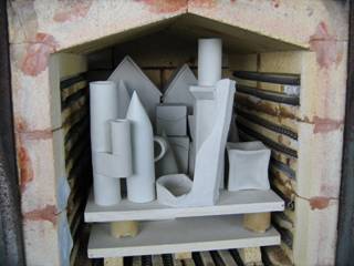 The kiln is loaded