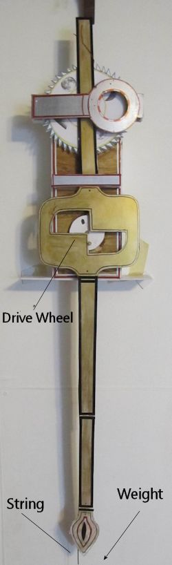 The wizards Pendulum clock