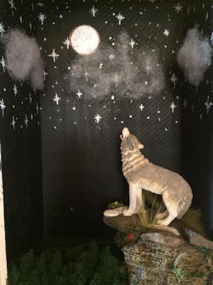 Bark at the moon shadowbox