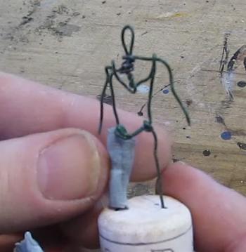 Applying the putty
