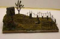 Cemetary diorama