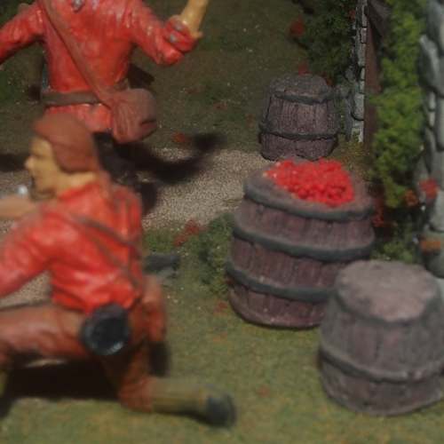 Figures and barrels