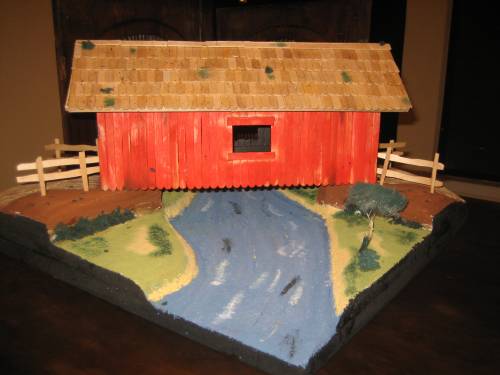 Covered Bridge Diorama