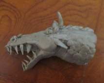 The clay dragon s head