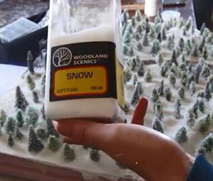 Sprinkle on snow