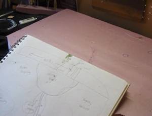 drawng the details on the base