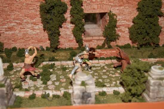 Roman Gladiator Diorama