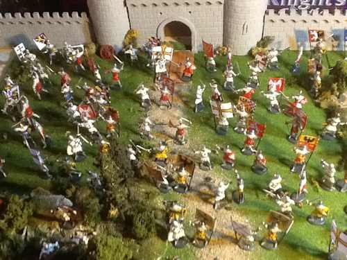 The battle of Grunwald diorama
