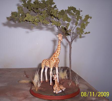 Giraffe Diorama