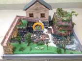 English WaterMill Diorama