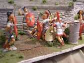 A Roman Coliseum Battle Diorama