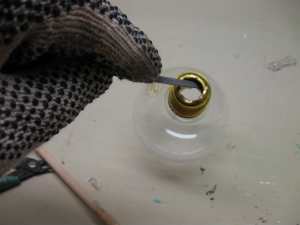 file the glass and the brass for safety