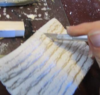 Cutting and shaping the roof
