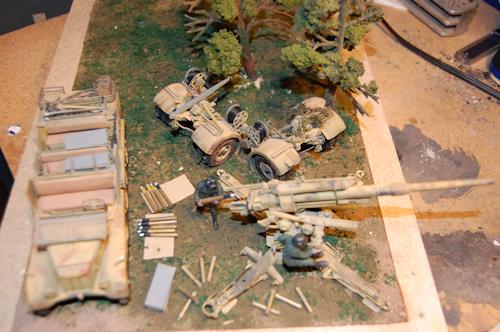 Overhead view of the gun