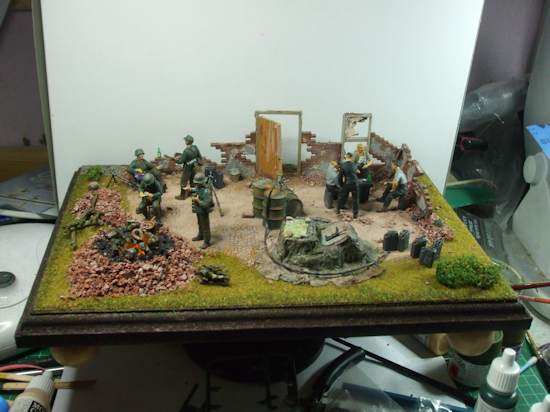 Germans at Rest Diorama