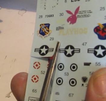 Cut out the decals
