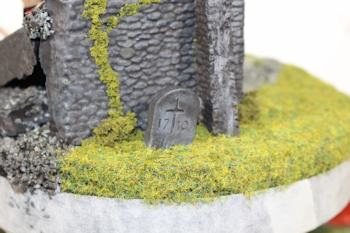 A gravestone