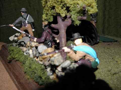 Civil War Diorama Close up