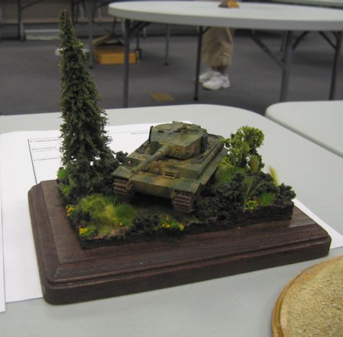 Tiger tank Diorama