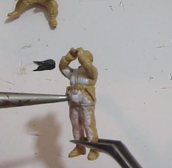 Painting the soldier