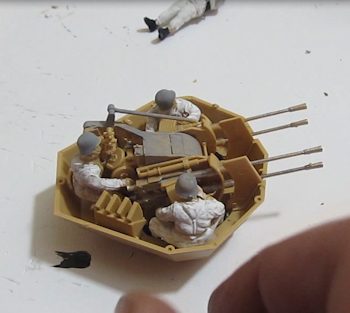 The turret is complete