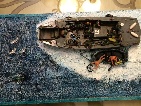 The Frogmen Diorama