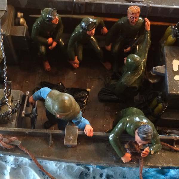 The Frogmen Diorama