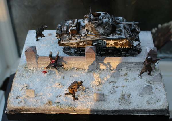 Th ardennes diorama overhead view