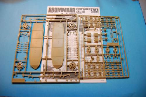 The sprues with parts