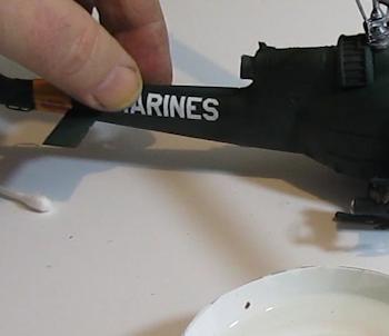 Shift the decal into position