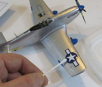 Dry the decal
