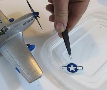 Soak the decals