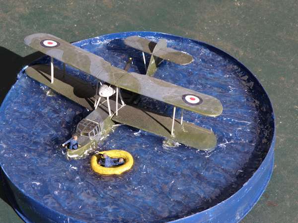 The seagull aircraft diorama