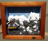 Spring in the Alps Shadow Box Diorama