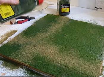 Sprinkle on terrain