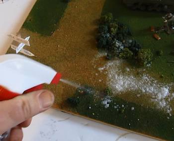 Spray on glue