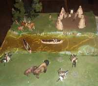 Foam based diorama