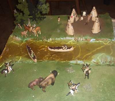 completed diorama